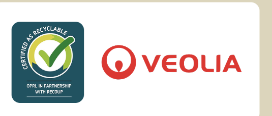 OPRL sertifikovano kao reciklabilno, Veolia